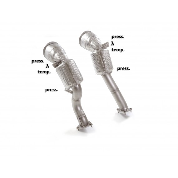 Ragazzon | Downpipe non Catalizzati per Porsche Macan Mk1 95B GTS 2.9T (380cv) 2019>>07/2021 / S 2.9T (380cv) 07/2021>> / Turbo 2.9 (440cv) 10/2020>> 07/2021 / GTS 2.9T (440cv) 07/2021>> COMPATIBILE CON POSTERIORE ORIGINALE