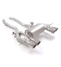 Ragazzon | Terminale silenziato con finali rotondi cromati per BMW M2 G87 3.0 (460cv/480cv)