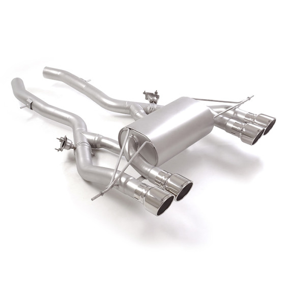 Ragazzon | Terminale silenziato con finali rotondi cromati per BMW M2 G87 3.0 (460cv/480cv)