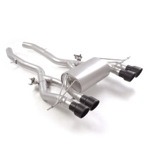 Ragazzon | Terminale silenziato con finali rotondi neri per BMW M2 G87 3.0 (460cv/480cv)