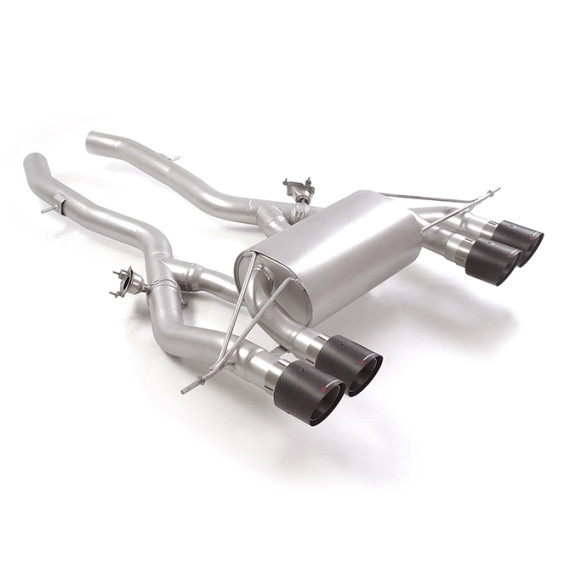 Ragazzon | Terminale silenziato con finali rotondi in Carbonio per BMW M2 G87 3.0 (460cv/480cv)
