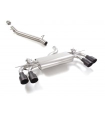 Ragazzon | Terminale silenziato + Centrale non silenziato con terminali rotondi neri per Audi S3 8Y Sportback Quattro 2.0TFSI (333cv) Ragazzon | Terminale silenziato + Centrale non silenziato con terminali rotondi neri per Audi S3 8Y Sportback Quattro 2.0TFSI (333cv)