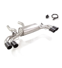 Ragazzon | Terminale silenziato con finalini rotondi in Carbonio per BMW M240i XDrive (G42) (375cv) 2021>> COMPATIBILE CON CENTRALE ORIGINALE