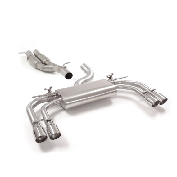 Ragazzon | Terminale silenziato + Centrale non silenziato con terminali cromati rotondi con valvole per Audi RS3 8V Sedan 2.5TFSI Quattro (400cv) DA MONTARE IN COPPIA CON 50.0774.80 - 50.0906.80 - 55.0586.00 Ragazzon | Terminale silenziato + Centrale non silenziato con terminali cromati rotondi con valvole per Audi RS3 8V Sedan 2.5TFSI Quattro (400cv) DA MONTARE IN COPPIA CON 50.0774.80 - 50.0906.80 - 55.0586.00