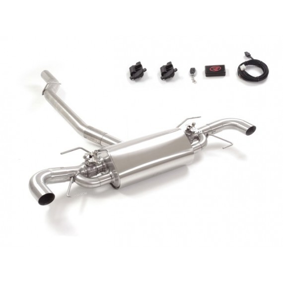 Ragazzon | Terminale silenziato con valvole per Alfa Romeo Giulia 2.0 Turbo (200cv) 2.0 Turbo Q4 Veloce (280cv) 2.0 Turbo Veloce (250cv)