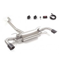 Ragazzon | Terminale silenziato con finali rotondi neri con valvole per Alfa Romeo Giulia 2.0 Turbo (200cv), Turbo Q4 Veloce (280cv), Turbo Veloce (250cv) Ragazzon | Terminale silenziato con finali rotondi neri con valvole per Alfa Romeo Giulia 2.0 Turbo (200cv), Turbo Q4 Veloce (280cv), Turbo Veloce (250cv)