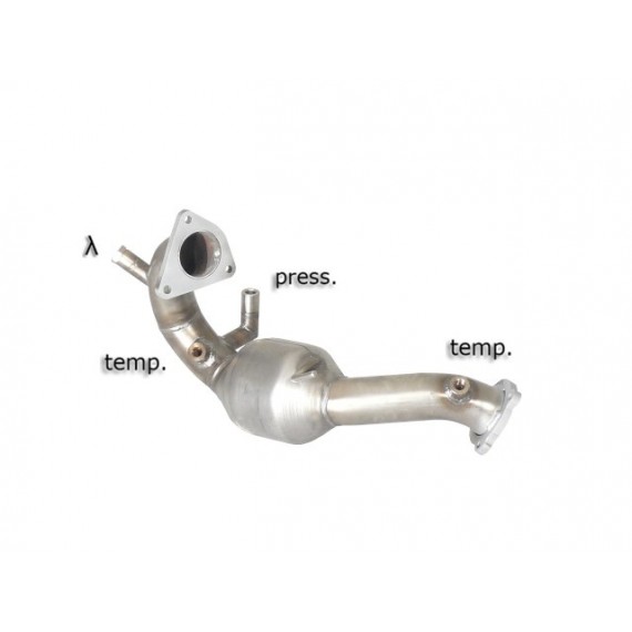 Ragazzon | Downpipe Catalizzato per Audi Q5 8R 3.0TDi V6 Quattro (240cv) COMPATIBILE CON POSTERIORE ORIGINALE