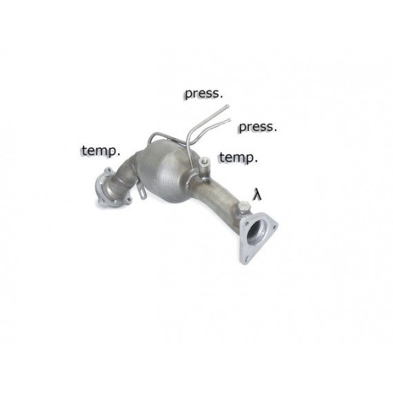 Ragazzon | Downpipe Catalizzato per Audi Q5 8R Quattro 2.0TDi (170cv) COMPATIBILE CON POSTERIORE ORIGINALE