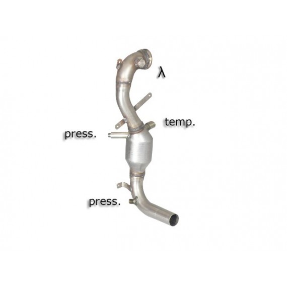 Ragazzon | Downpipe Catalizzato per Alfa Romeo Mito 1.3 JTDm (95cv) COMPATIBILE CON POSTERIORE ORIGINALE