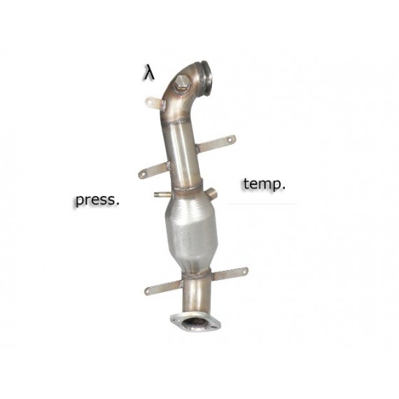 Ragazzon | Downpipe Catalizzato per Alfa Romeo Mito 1.6 JTDm (120cv) COMPATIBILE CON POSTERIORE ORIGINALE