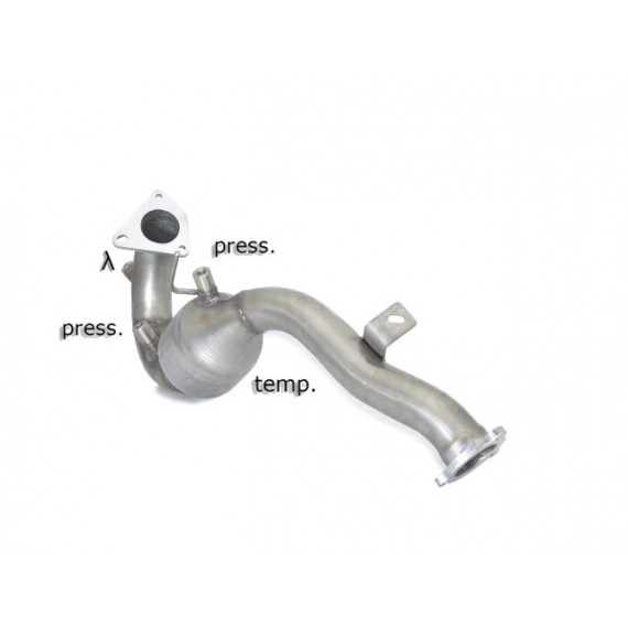 Ragazzon | Downpipe Catalizzato per Audi A5 8T 2.7TDi V6 (190cv) 3.0TDi V6 Quattro (240cv) COMPATIBILE CON POSTERIORE ORIGINALE
