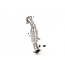 Ragazzon | Downpipe Catalizzato 300 celle per Alfa Romeo Stelvio 2.0 Turbo Q4 (200cv/280cv) COMPATIBILE CON POSTERIORE ORIGINALE
