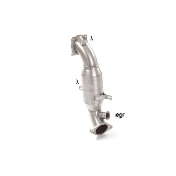 Ragazzon | Downpipe Catalizzato 300 celle per Alfa Romeo Giulia 2.0 Turbo (200cv) Q4 Veloce (280cv) COMPATIBILE CON POSTERIORE ORIGINALE Ragazzon | Downpipe Catalizzato 300 celle per Alfa Romeo Giulia 2.0 Turbo (200cv) Q4 Veloce (280cv) COMPATIBILE CON POSTERIORE ORIGINALE
