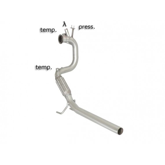 Ragazzon | Downpipe non Catalizzato per Seat Ibiza 6J SC 2.0TDi (143cv) COMPATIBILE CON POSTERIORE ORIGINALE