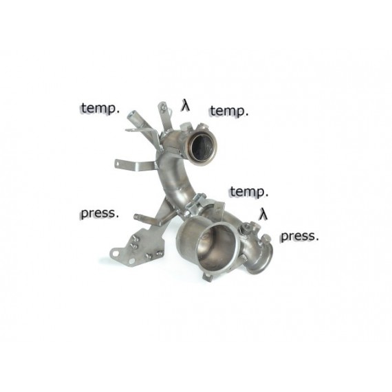 Ragazzon | Downpipe non Catalizzato per Volkswagen Golf 7 AU 1.6TDi (90cv/105cv/110cv) 2.0TDi (150cv) 2.0TDi GTD (183cv) COMPATIBILE CON POSTERIORE ORIGINALE