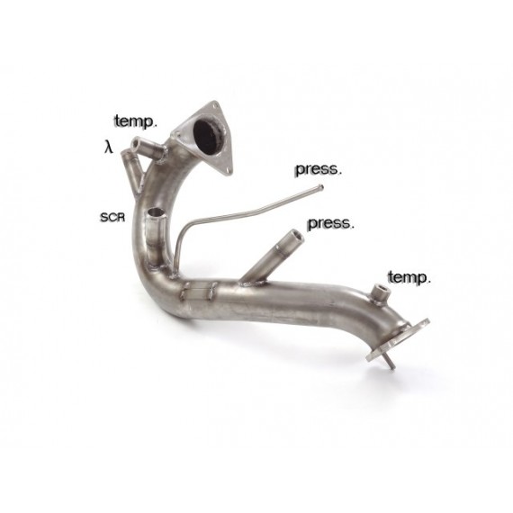Ragazzon | Downpipe non Catalizzato per Porsche Macan S 3.0TDi (250cv/258cv) COMPATIBILE CON POSTERIORE ORIGINALE