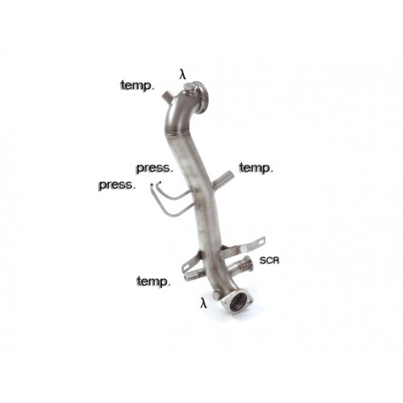 Ragazzon | Downpipe non Catalizzato per Alfa Romeo Giulietta 1.6JTDm2 (120cv) COMPATIBILE CON POSTERIORE ORIGINALE