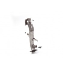 Ragazzon | Downpipe non Catalizzato per Alfa Romeo Stelvio 2.0 Turbo Q4 (200cv/280cv) COMPATIBILE CON POSTERIORE ORIGINALE