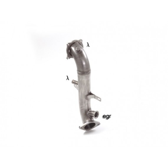 Ragazzon | Downpipe non Catalizzato per Alfa Romeo Stelvio 2.0 Turbo Q4 (200cv/280cv) COMPATIBILE CON POSTERIORE ORIGINALE