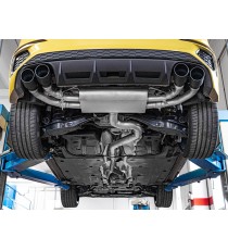 Ragazzon | Terminale silenziato con finali rotondi neri con valvole per Audi S3 8Y Sportback Quattro 2.0TFSI (310cv) DA MONTARE IN COPPIA CON 57.0146.00 - 55.0714.00