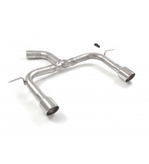 Ragazzon | Terminale non silenziato con finali rotondi cromati obliqui per Audi TT FV/8S 2.0TFSI (230cv)