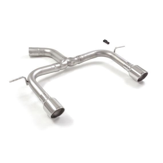 Ragazzon | Terminale non silenziato con finali rotondi cromati obliqui per Audi TT FV/8S 2.0TFSI (230cv)