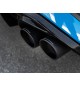Ragazzon | Terminale silenziato con finali rotondi neri per Audi A3 8Y (110cv)