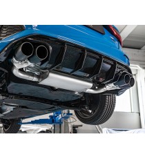 Ragazzon | Terminale silenziato con finali rotondi neri per Audi A3 8Y/GY 35TFSI (150cv)