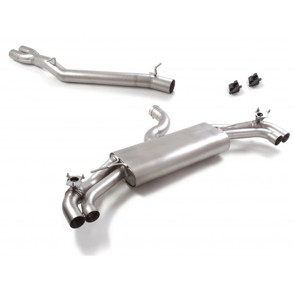 Ragazzon | Terminale silenziato + Centrale non silenziato per Audi RSQ3 F3 Sportback Quattro 2.5TFSI (400cv)