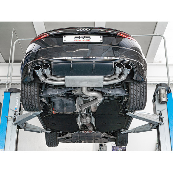 Ragazzon | Terminale silenziato con finali ovali cromati con valvole per Audi TT FV/8S S Quattro 2.0TFSI (310cv)