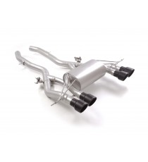 Ragazzon | Terminale silenziato con finali rotondi neri con valvole per BMW M4 G82 3.0 (480cv) / M4 G82 3.0 Competition (510cv) Ragazzon | Terminale silenziato con finali rotondi neri con valvole per BMW M4 G82 3.0 (480cv) / M4 G82 3.0 Competition (510cv)