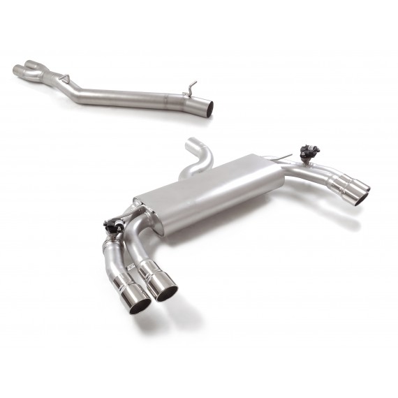 Ragazzon | Terminale silenziato + Centrale non silenziato con finali rotondi cromati per Cupra Formentor KM VZ5 2.5TSI 4Drive (390cv) 2021>>