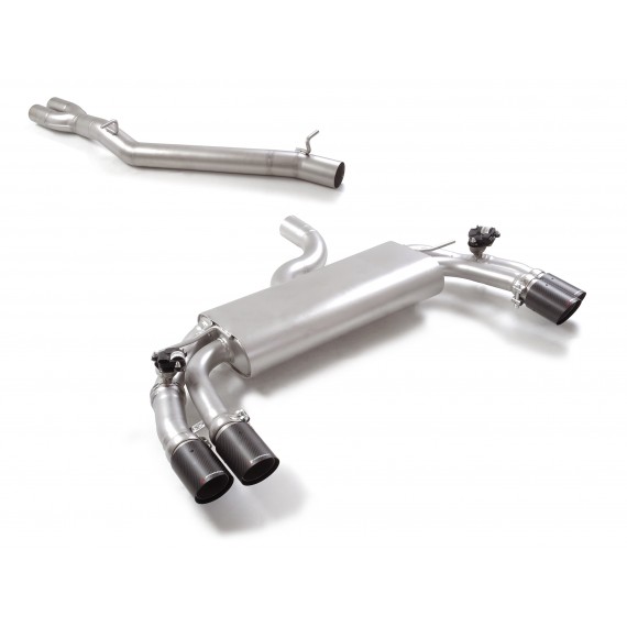 Ragazzon | Terminale silenziato + Centrale non silenziato con finali rotondi in Carbonio per Cupra Formentor KM VZ5 2.5TSI 4Drive (390cv) 2021>>
