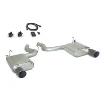 Ragazzon | Terminali silenziati con finali in Carbonio con valvole per Ford Mustang Mk6 Coupè 2.3i Ecoboost (290cv/317cv)