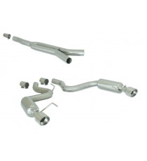 Ragazzon | Cat-Back non silenziato + centrale non silenziato con terminali rotondi cromati per Ford Mustang Mk6 Coupè 2.3i Ecoboost (290cv/317cv) Ragazzon | Cat-Back non silenziato + centrale non silenziato con terminali rotondi cromati per Ford Mustang Mk6 Coupè 2.3i Ecoboost (290cv/317cv)