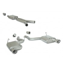 Ragazzon | Terminale silenziato + Centrale silenziato per Ford Mustang Mk6 Cabrio 2.3i Ecoboost (290cv/317cv)