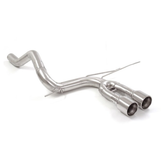 Ragazzon | Terminale non silenziato con finali rotondi cromati per Ford Focus Mk3 ST 2.0T (250cv)