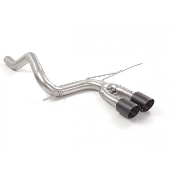 Ragazzon | Terminale non silenziato con finali rotondi in Carbonio per Ford Focus Mk3 ST 2.0T (250cv)