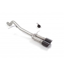 Ragazzon | Terminale non silenziato con finali rotondi in Carbonio per Ford Fiesta Mk8 ST 1.5 Ecoboost (200cv)