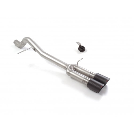 Ragazzon | Terminale non silenziato con finali rotondi in Carbonio per Ford Fiesta Mk8 ST 1.5 Ecoboost (200cv)