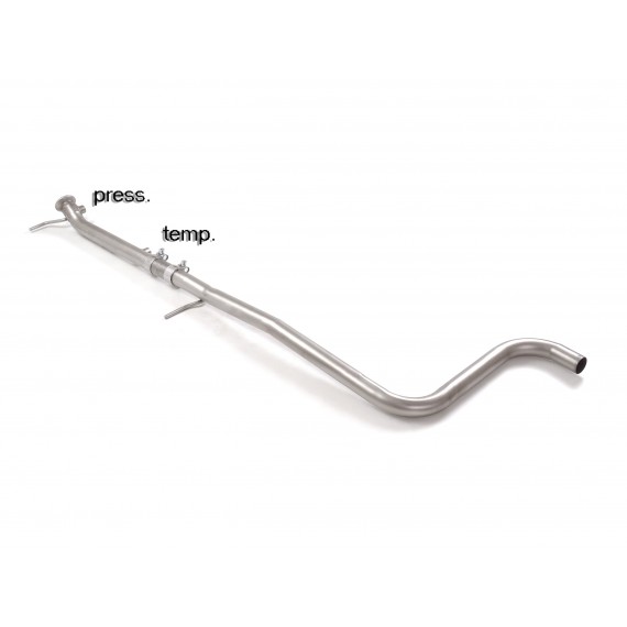Ragazzon | Centrale silenziato per Ford Fiesta Mk8 1.0 Ecoboost (95cv/125cv) COMPATIBILE CON POSTERIORE ORIGINALE
