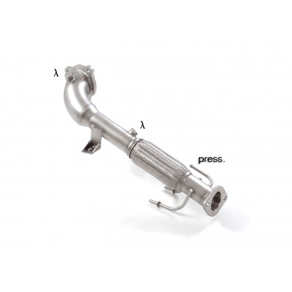 Ragazzon | Downpipe non Catalizzato per Ford Focus Mk4 2.3 Ecoboost (280cv) COMPATIBILE CON POSTERIORE ORIGINALE
