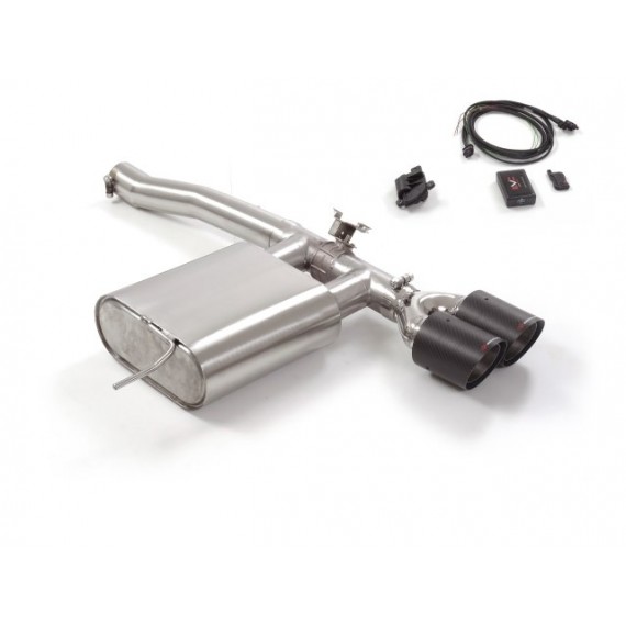 Ragazzon | Terminale silenziato Carbonio con valvola per MINI F56 Cooper S 2.0 (192cv)