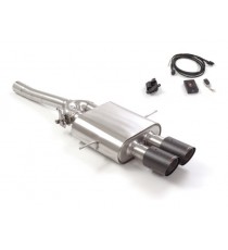 Ragazzon | Terminale silenziato con finali rotondi in Carbonio con valvola per MINI R56 Cooper S 1.6 Turbo (174cv/184cv) JCW (210cv)