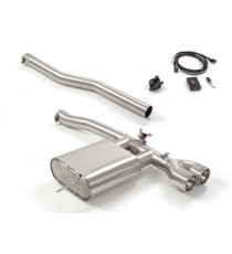 Ragazzon | Terminale silenziato + Centrale non silenziato con finali rotondi cromati con valvole per MINI F56/F57 JCW 2.0 (231cv) 2019/2020 Ragazzon | Terminale silenziato + Centrale non silenziato con finali rotondi cromati con valvole per MINI F56/F57 JCW 2.0 (231cv) 2019/2020