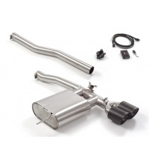 Ragazzon | Terminale silenziato + Centrale non silenziato con finali rotondi in Carbonio con valvola per MINI F56/F57 JCW 2.0 (231cv) 2019/2020 Ragazzon | Terminale silenziato + Centrale non silenziato con finali rotondi in Carbonio con valvola per MINI F56/F57 JCW 2.0 (231cv) 2019/2020