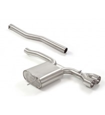Ragazzon | Terminale silenziato + Centrale non silenziato con finali rotondi cromati per MINI F56 Cooper S 2.0 (178cv/192cv) 2007/2017 - 2011/2020 Ragazzon | Terminale silenziato + Centrale non silenziato con finali rotondi cromati per MINI F56 Cooper S 2.0 (178cv/192cv) 2007/2017 - 2011/2020