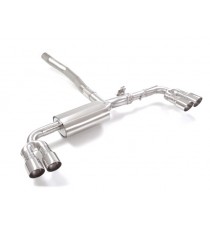 Ragazzon | Terminale silenziato con valvole con finali rotondi sdoppiati cromati per Mercedes W177 A250 51L (225cv) Ragazzon | Terminale silenziato con valvole con finali rotondi sdoppiati cromati per Mercedes W177 A250 51L (225cv)