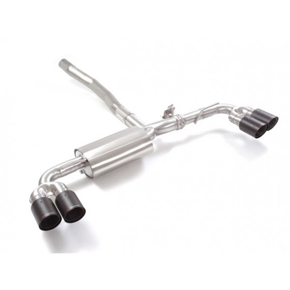Ragazzon | Terminale silenziato con valvole con finali rotondi sdoppiati in Carbonio per Mercedes W177 A220 4Matic (190cv) Ragazzon | Terminale silenziato con valvole con finali rotondi sdoppiati in Carbonio per Mercedes W177 A220 4Matic (190cv)