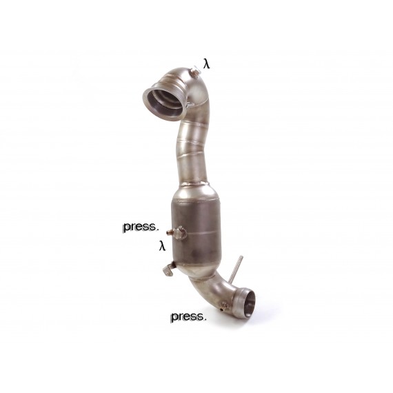 Ragazzon | Downpipe Catalizzato 200celle per Mercedes A45 AMG W176 4MATIC (360cv/380cv) COMPATIBILE CON POSTERIORE ORIGINALE